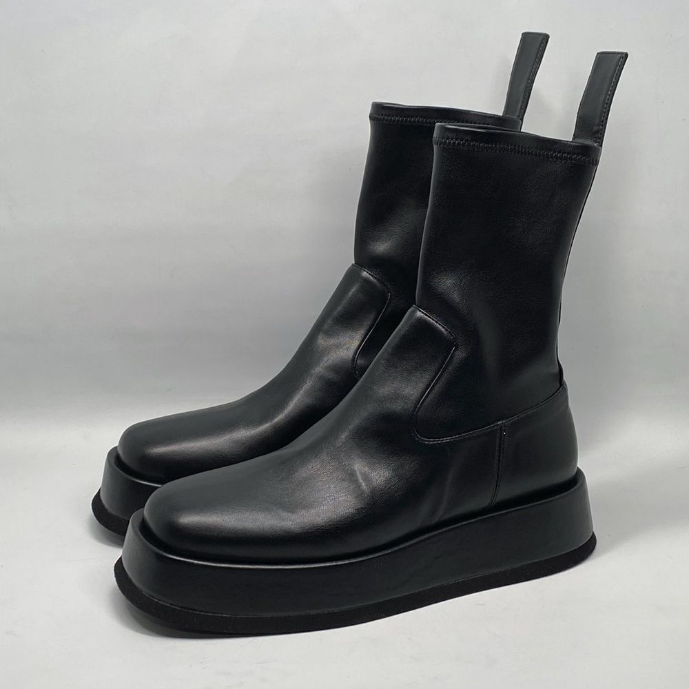 GIA BORGHINI Rosie platform ankle boots size 37